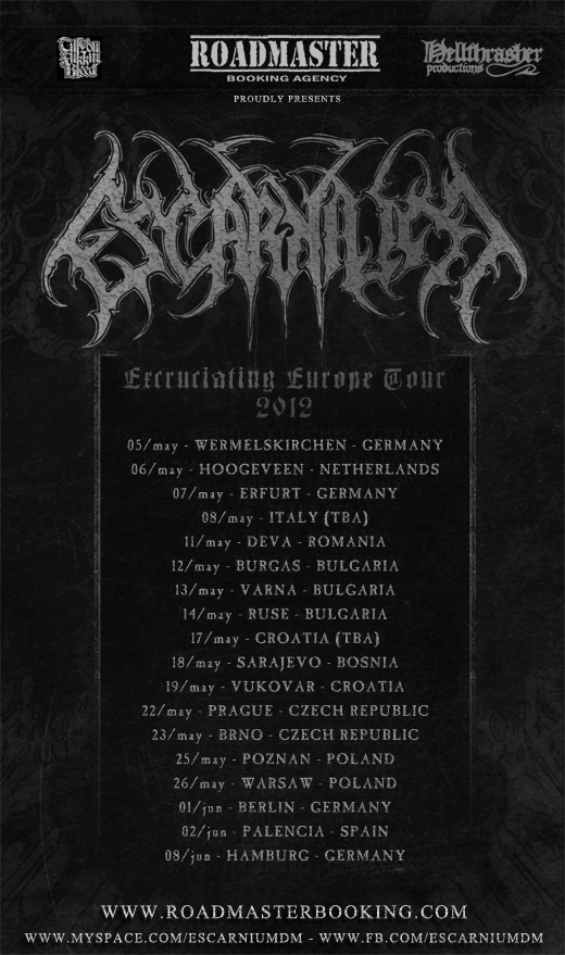 ESCARNIUM - Tour Flyer
